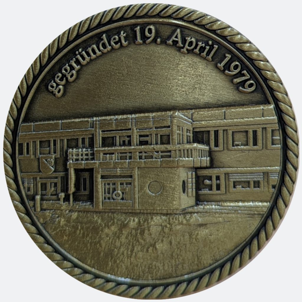 Rückseite vom Coin der UHG Wilhelmshaven Heppenser Groden e.V.