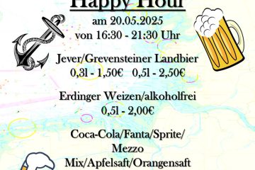 UHG Wilhelmshaven - Happy Hour am 20.05.2025