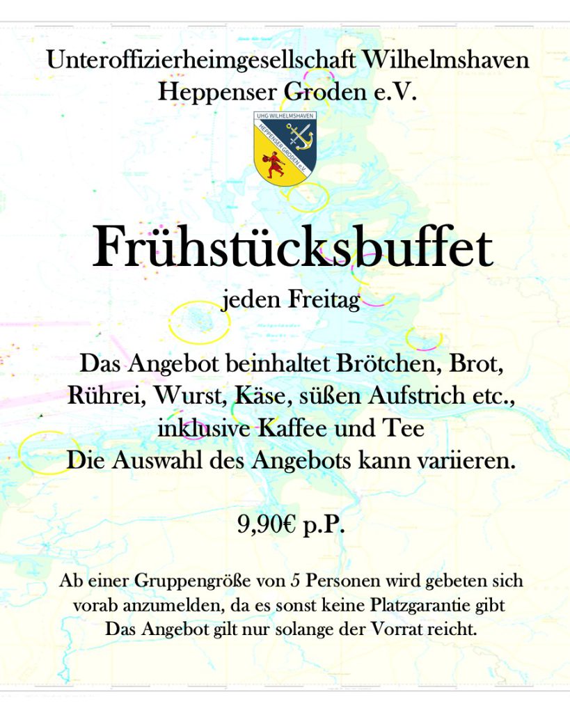 UHG Wilhelmshaven Frühstücksbuffet 2025