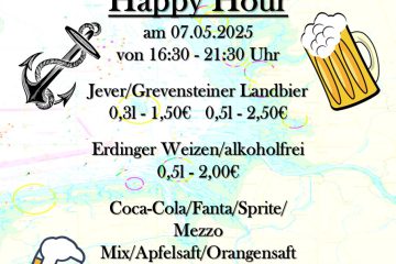 UHG Wilhelmshaven - Happy Hour am 07.05.2025