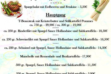 UHG Wilhelmshaven Steak- und Spargelwochen 2025