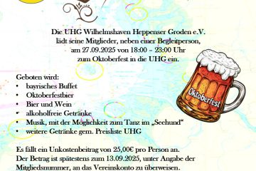 UHG Wilhelmshaven Oktoberfest 2025