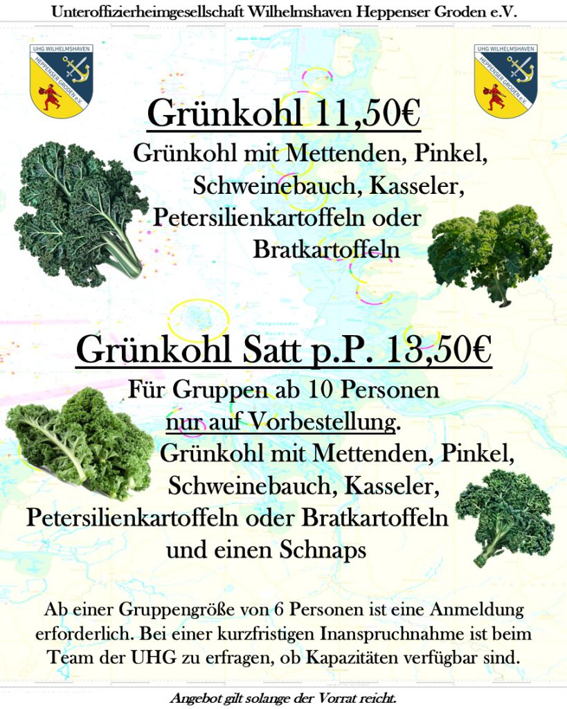 UHG Wilhelmshaven Grünkohl 2025